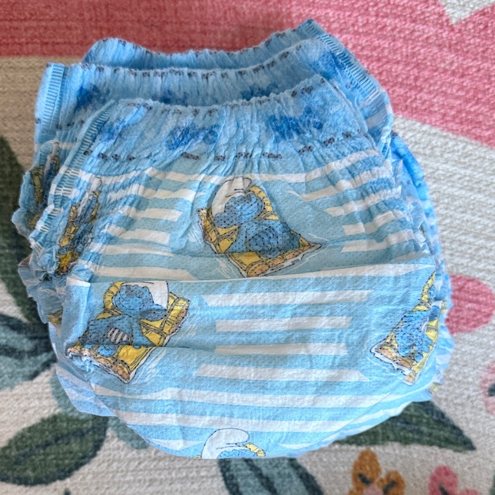 10 Dyper Size 1 Unisex Disposable Smurfs Smurftastic Swim Diapers Pants Pool